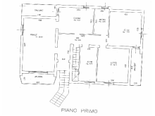 Planimetria piano primo