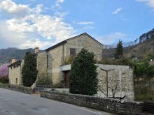 Villa con ampio parco san Piero in Bagno vista