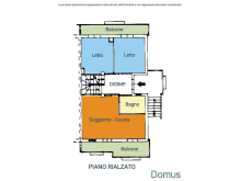 planimetria piano rialzato