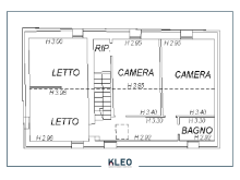 planimetria piano primo abitazione