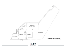 planimetria pubblicità piano interrato