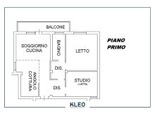 planimetria appartamento pubblicità